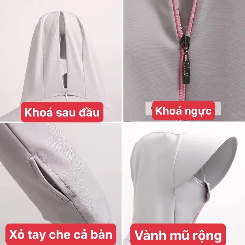 Áo chống nắng nữ croptop chống tia UV thoáng mát | BigBuy360 - bigbuy360.vn