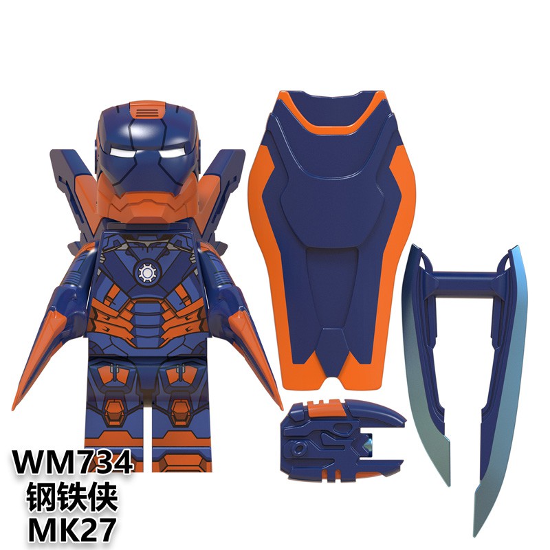 Đồ chơi mô hình lắp ghép Iron Man MK30 MK36 MK50 WM6065