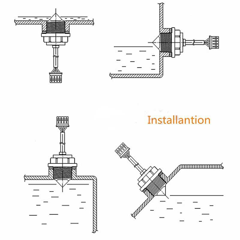 Thiết Bị Cảm Biến Đo Mức Nước Hồng Ngoại 50cm