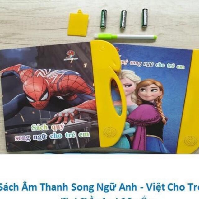 Sách quý song ngữ sách tập đọc nói cho bé mẫu giáo