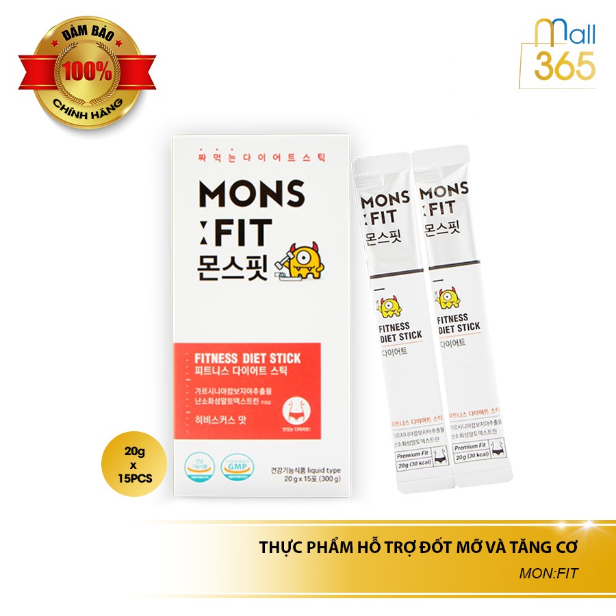 [Chính Hãng] Giảm Cân Monsfit Fitness Diet Stick