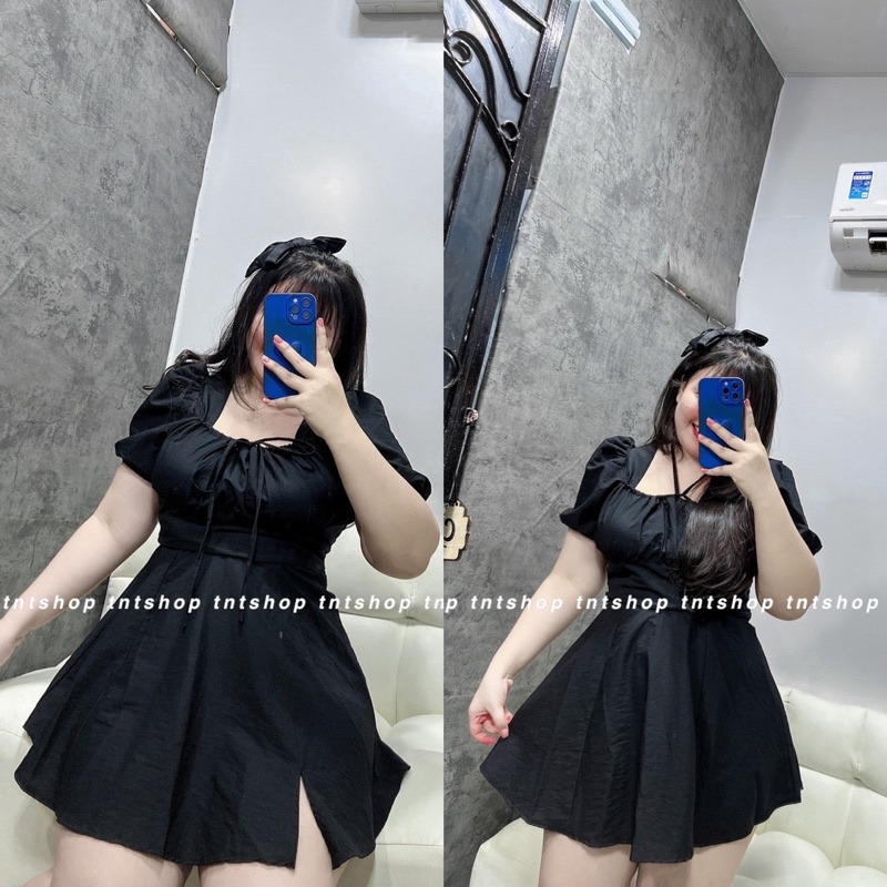 JUMPSUIT NHÚN NƠ NGỰC [TNTSHOP BIGSIZE 60KG 90KG]