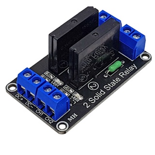 Mạch 2 relay ssr 5vdc 2a kích mức thấp Solid State Relay