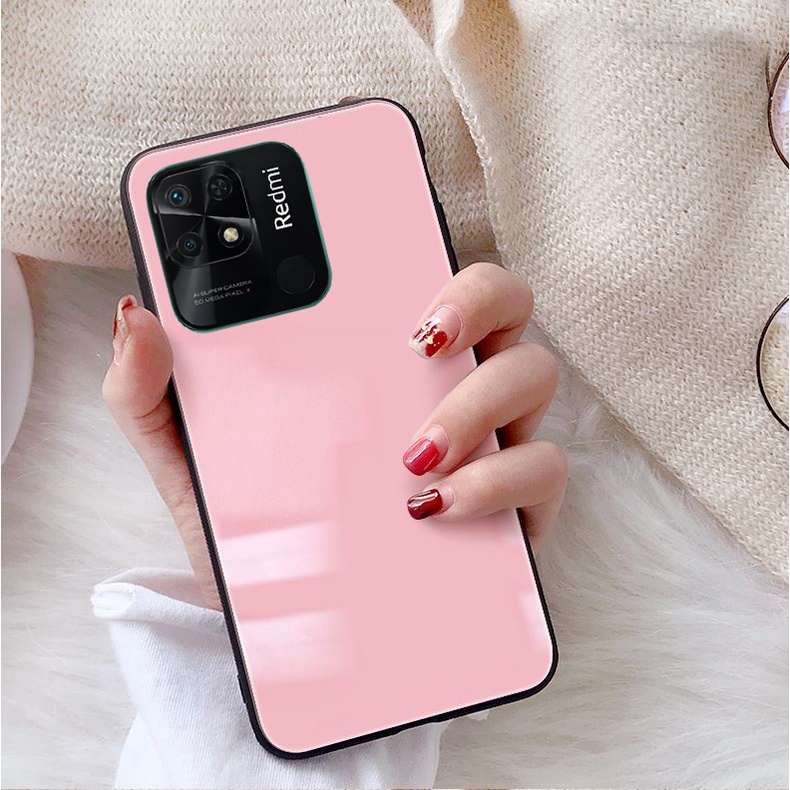 Ốp Lưng REDMI 10C Mặt kính gương sáng bóng cao cấp