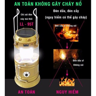 Combo 2 đèn bin sạc bằng năng lượng mặt trời