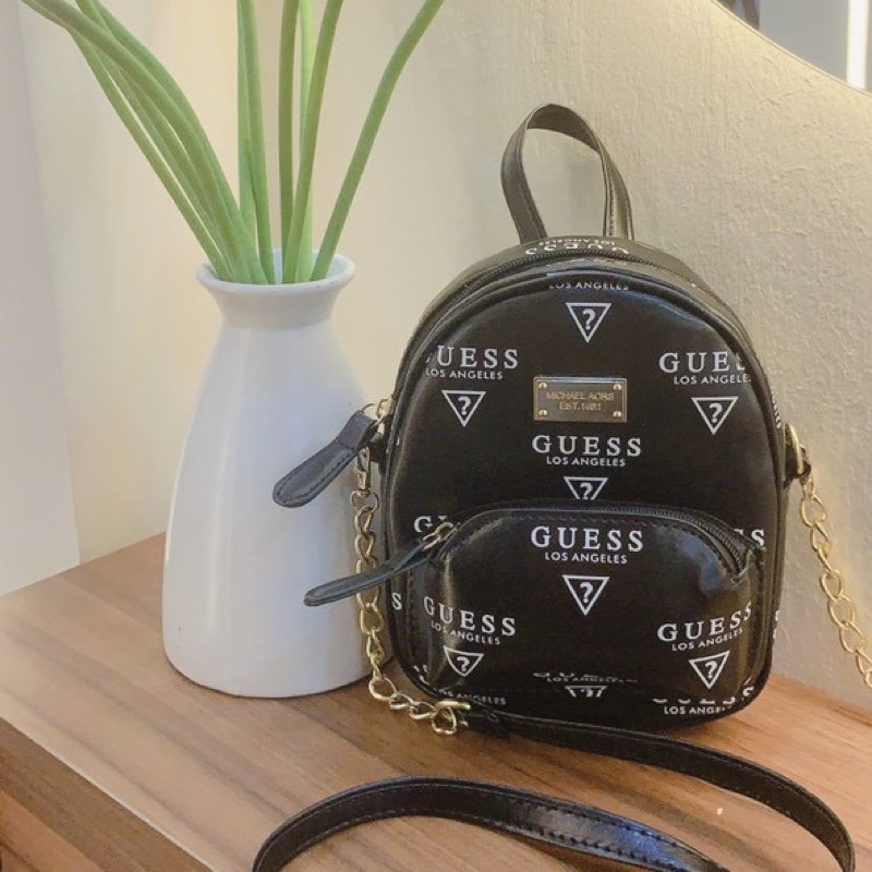 Túi đeo chéo 2 ngăn dáng đứng hoạ tiết chữ siêu xinh cho nữ (ảnh thật shop chụp)