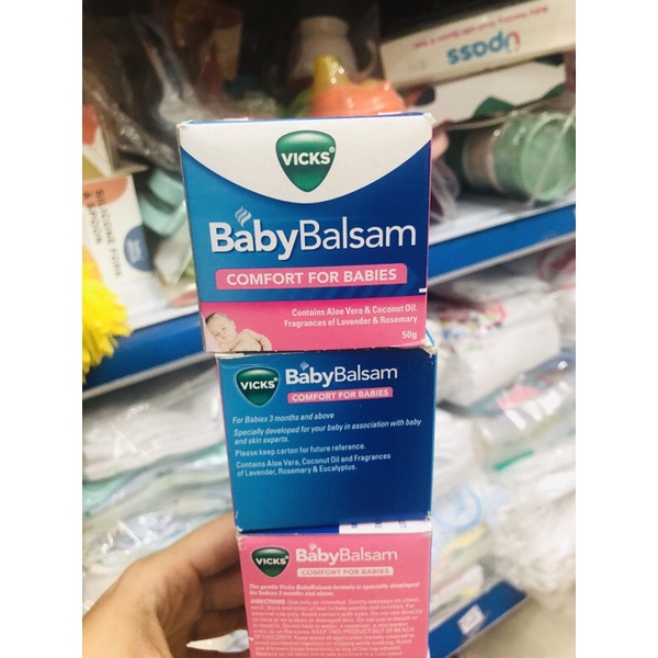 Dầu bôi ấm ngực Baby Balsam