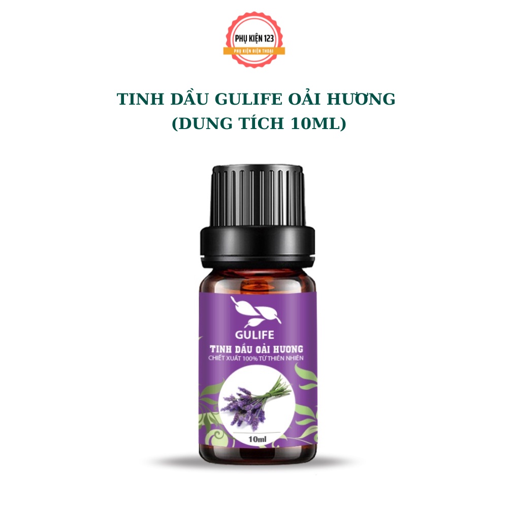 Tinh Dầu GULIFE hương hoa oải hương chiết xuất từ thiên nhiên giúp giảm căng thẳng thơm phòng và thư giãn-Phụ Kiện 123