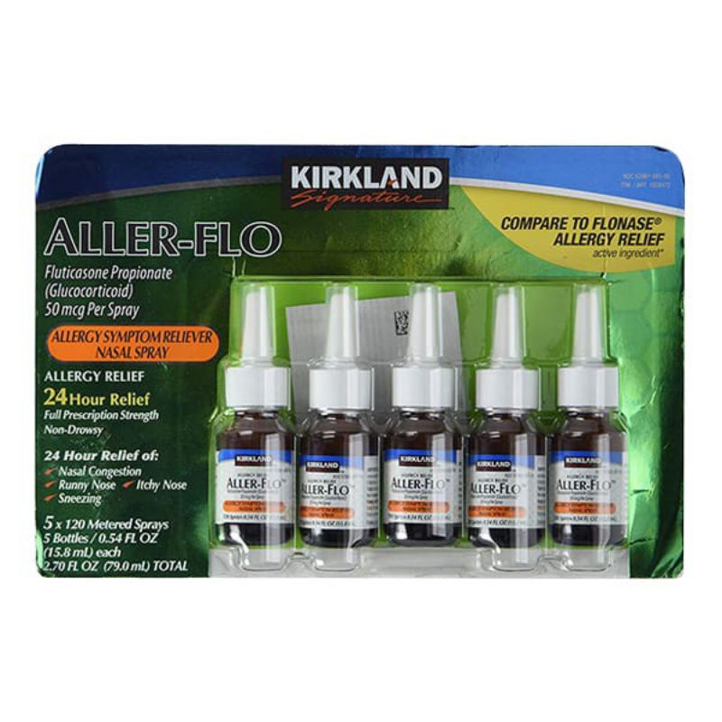 Xịt xoang- Xịt mũi chống dị ứng Kirkland Aller-Flo