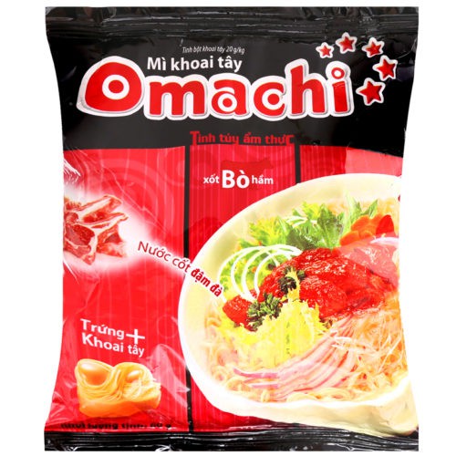 Mì khoai tây omachi 5 sao 78g/gói