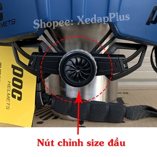 Mũ xe đạp POC 07 đen bóng