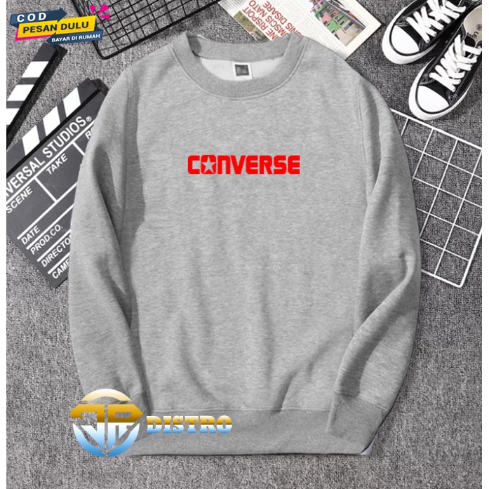 Áo Khoác Sweater In Logo Distro Convers Thời Trang Cao Cấp Cho Nam Nữ