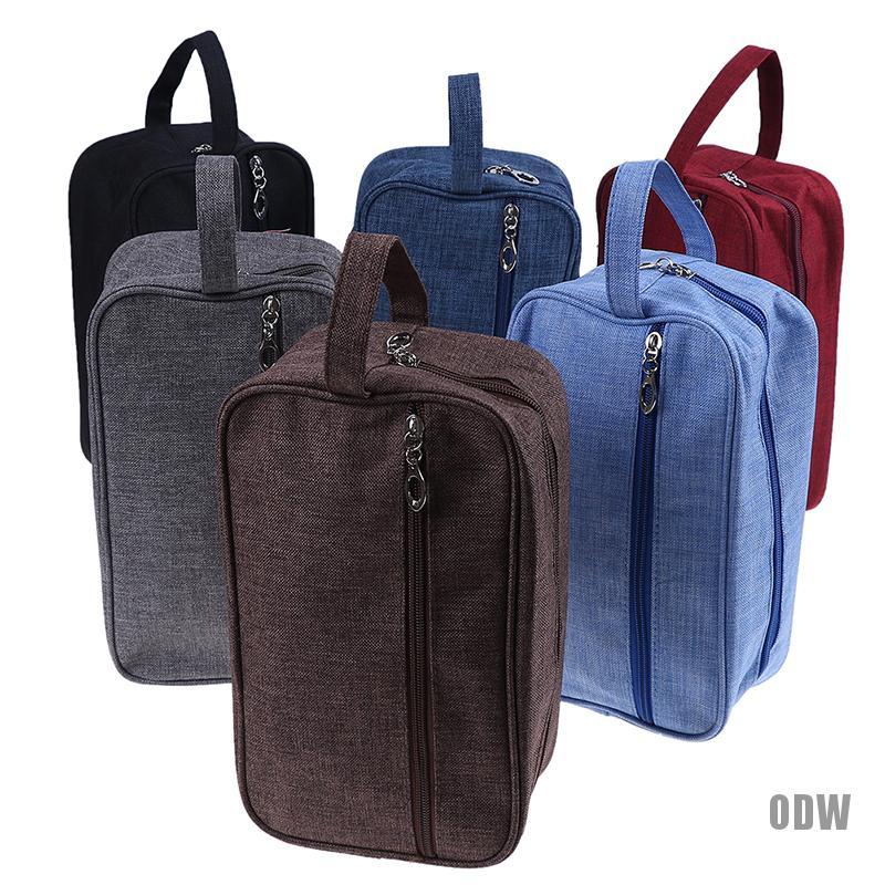 Túi đựng mỹ phẩm bằng vải canvas chống thấm nước dành cho nam và nữ