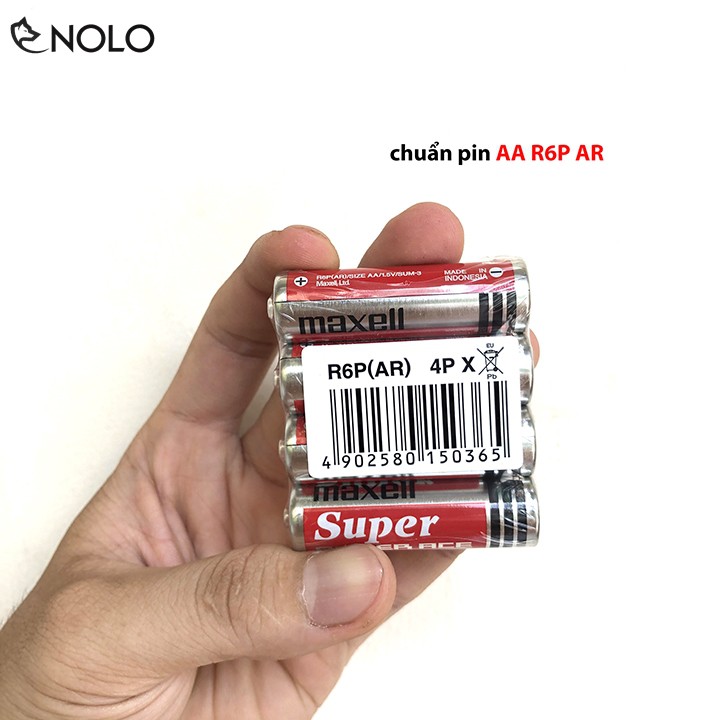 Hộp Bộ 40 Viên Pin Tiểu Mini R6P AR AA 1,5V Maxell Dòng Super Power ACE Tem Bảo Đảm