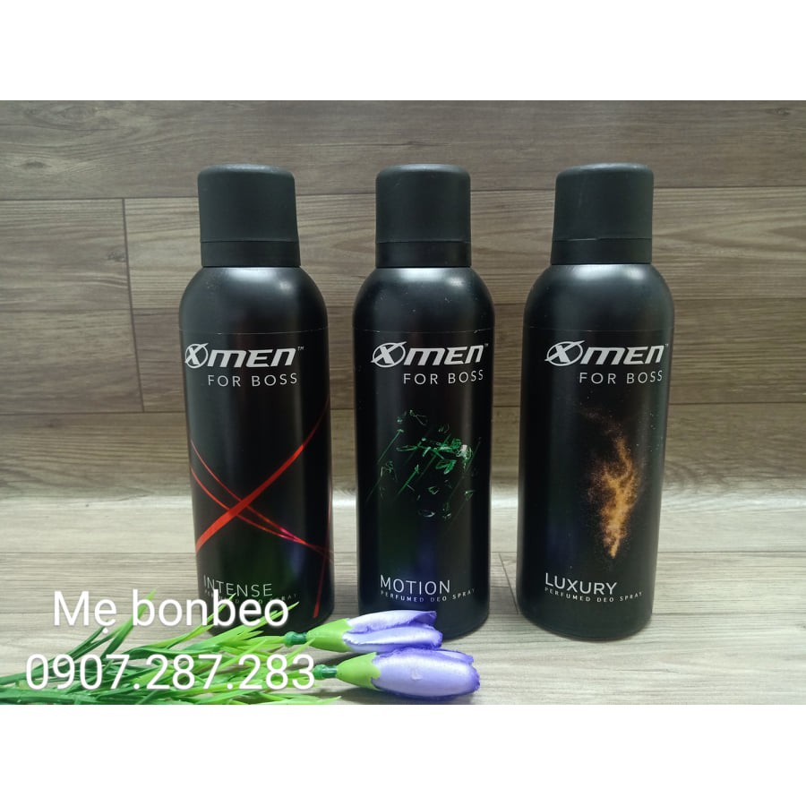 Xịt khử mùi XMEN for boss 150ml