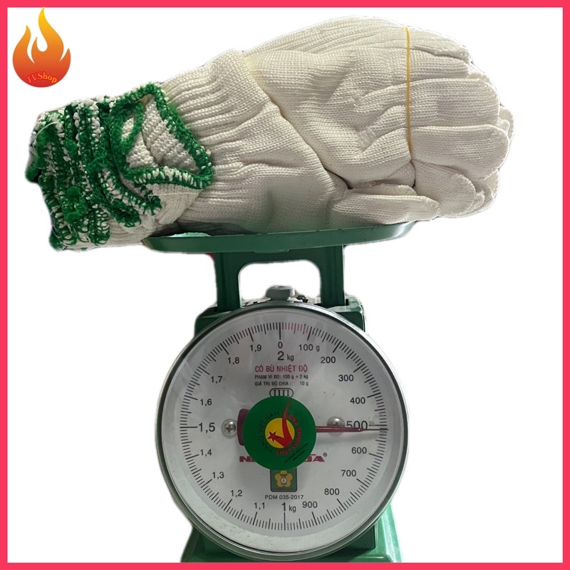 Combo 06 Đôi Găng tay bảo hộ lao động sợi len, sợi mút/ Găng tay lao động sợi Poly