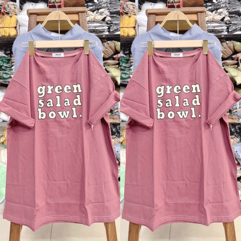 [ Hình Thật 100%] Áo Thun 3158 Unisex Form Rộng Tay Lỡ Green Chất Cotton Khô Chuẩn Form  - ĐĂNG QUANG CLOTHER