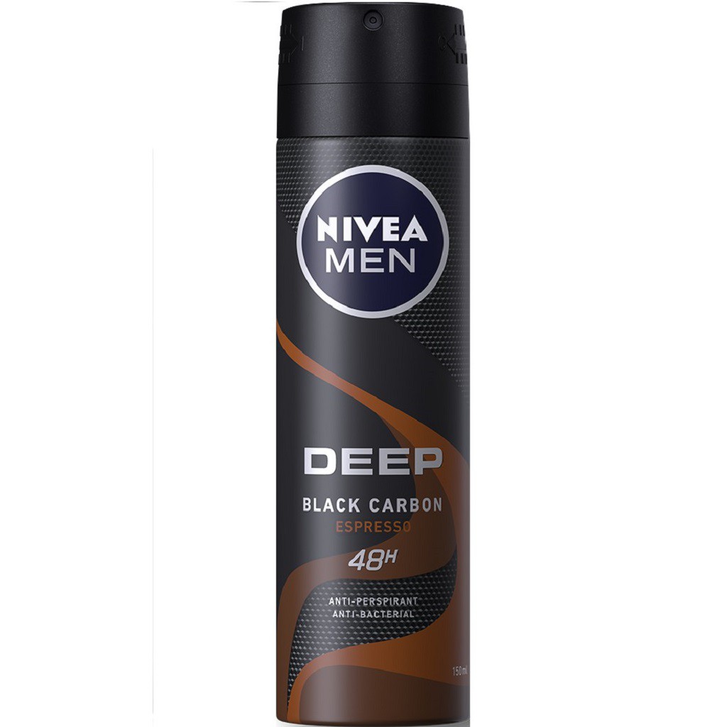 Xịt Ngăn Mùi Nivea Than Đen Hương Espresso 150ml - 85367