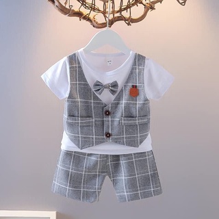 Sét công tử bé trai Bộ công tử bé trai size 7-18kg quần áo trẻ em