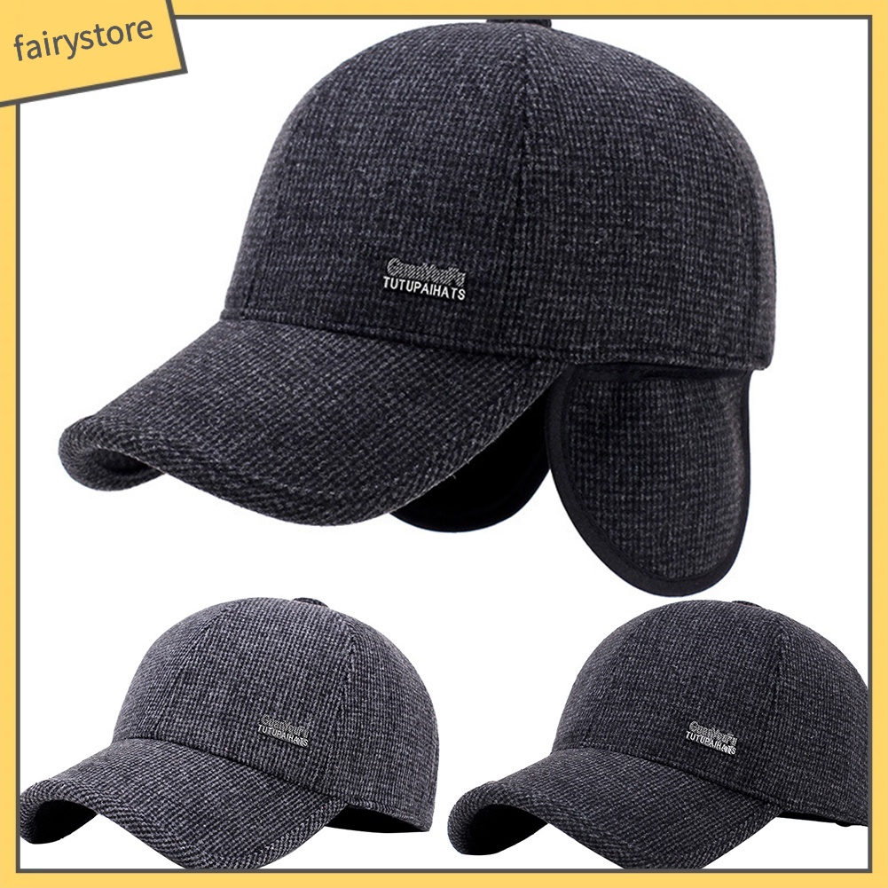 Mũ Lưỡi Trai Phối Lông Thú Cho Nam Giới