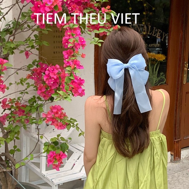 Kẹp Tóc Hình Sau Lưng Nhiều Lớp Tiệm Thêu Việt Dành Cho Nữ