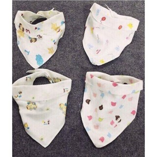 Khăn yếm xô có cúc bấm