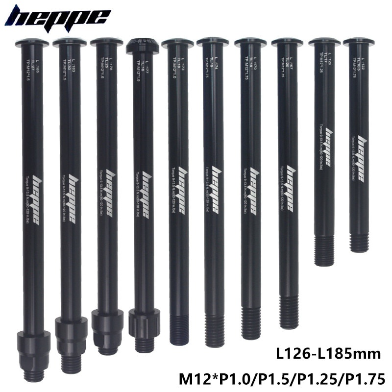 Trục Trước Và Sau Cho Xe Đạp Leo Núi 12x100 12x110 12x142 12x148 M12xP1.0/P1.5/P1.75