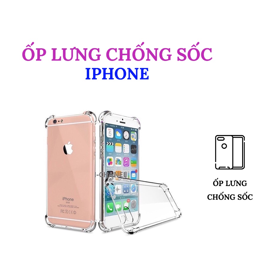 Ốp lưng iphone chống sốc trong suốt Kava Store Rẻ đẹp Iphone 6-6s/7-8/7-8-plus/X-XS/XSMAX/11/11-pro/11-pro-max/12 pro