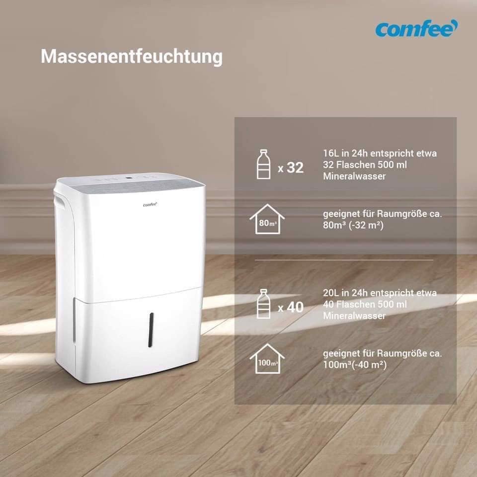 Máy hút ẩm COMFEE MDDF-20DEN7 dung tích 20 lít