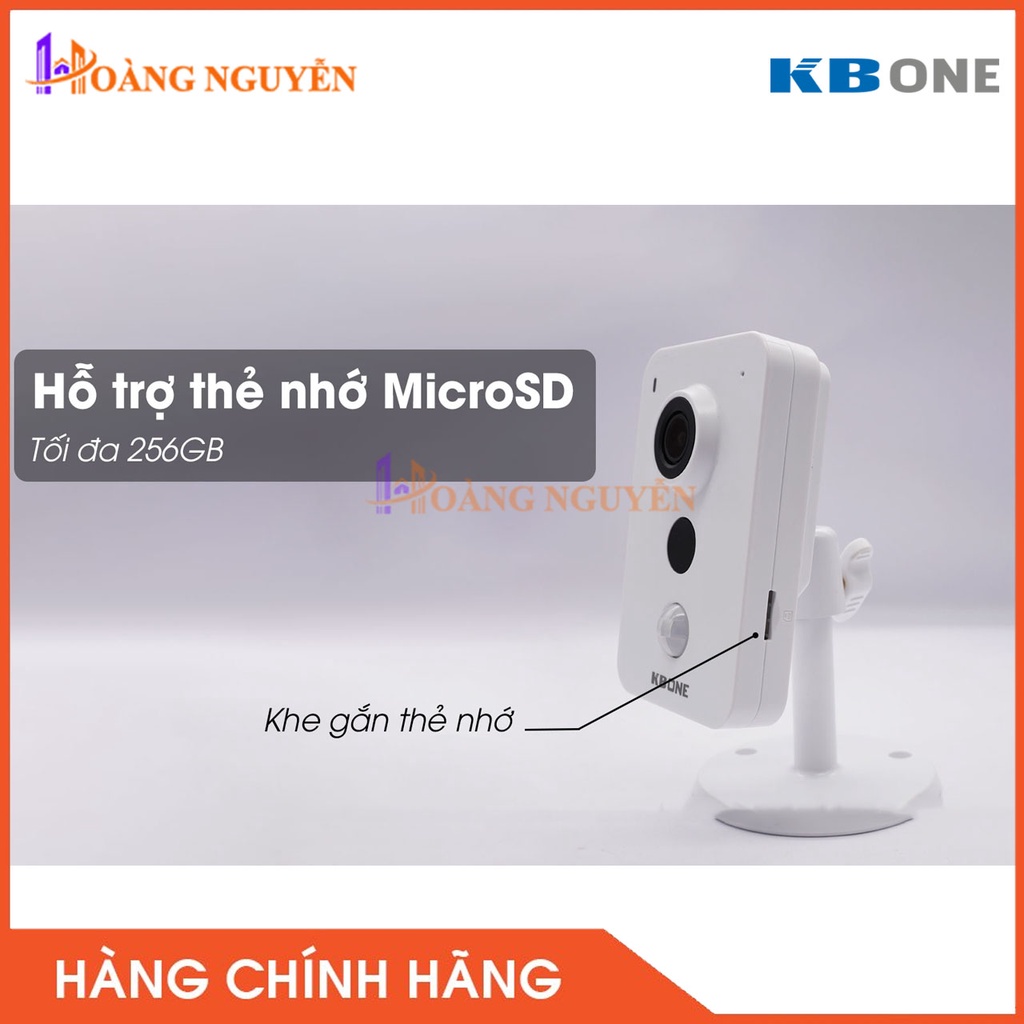 [NHÀ PHÂN PHỐI] Camera IP hồng ngoại không dây 2.0 Megapixel KBVISION KBONE KN-C23