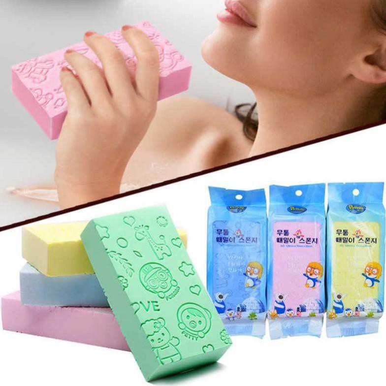 ⚡FREE SHIP⚡ Bông Tắm Bọt Biển Kì Gét Tẩy Da Chết Siêu Sạch Cho Body Mút Non Siêu Mềm Mại Tạo Bọt Nhiều Bảo Vệ Da