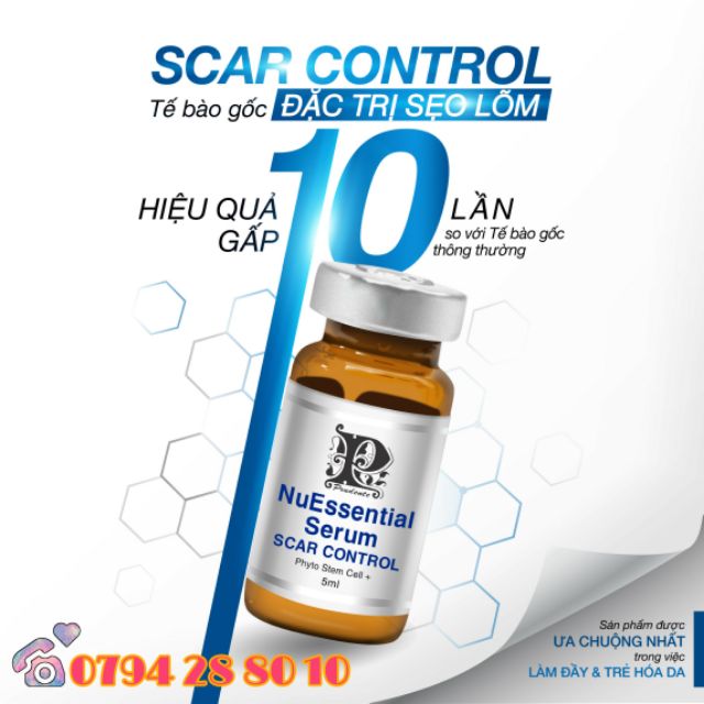 Tế bào gốc Mibiti Prudente Scar Control - đặc trị sẹo lõm