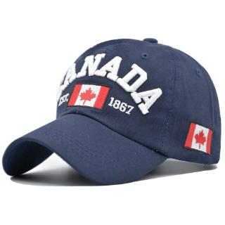 【COD】Mũ Lưỡi Trai In Hình Lá Phong Và Chữ Canada