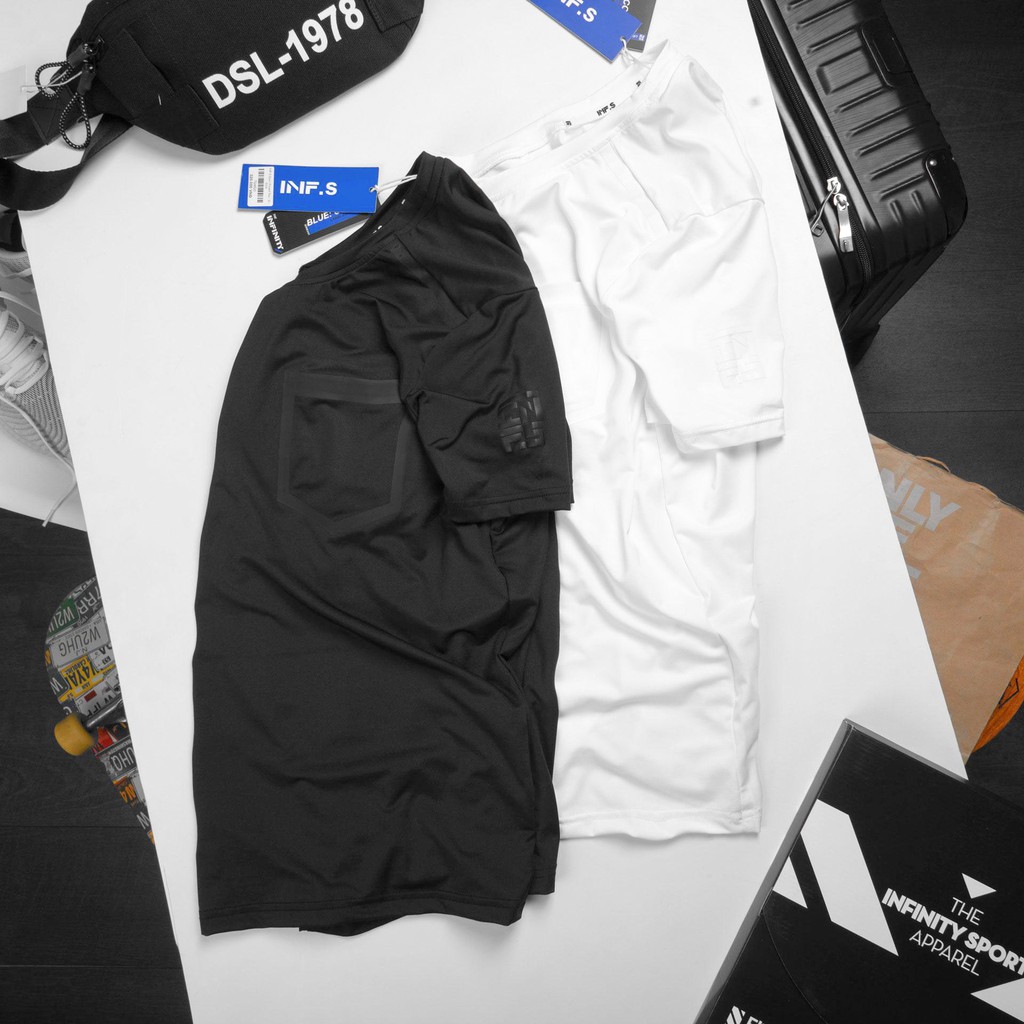 Áo thun nam ngắn tay có túi INF.S Sport Pocket Tee