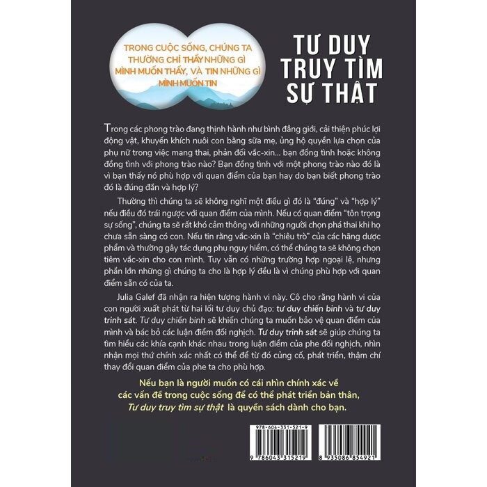 Sách - Tư Duy Truy Tìm Sự Thật - The Scout Mindset