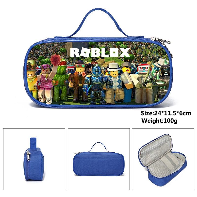 Hộp Bút Roblox hộp bút nhiều ngăn lớn học sinh Hộp Đựng Bút Cỡ Lớn In Hình Hoạt Hình Dễ Thương Cho Bé trai gái
