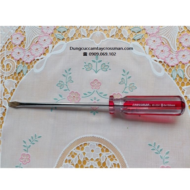 Tua vít bake, dẹp Crossman cán sọc cao cấp