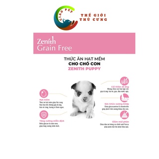 [1.2kg] Thức ăn cho chó - HẠT MỀM ZENITH (giành cho mọi giống chó và lứa tuổi) | không dị ứng | phân không thối