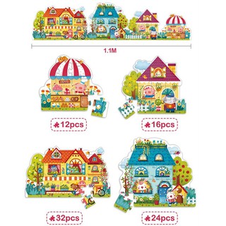 Ghép xếp hình 4 chủ đề