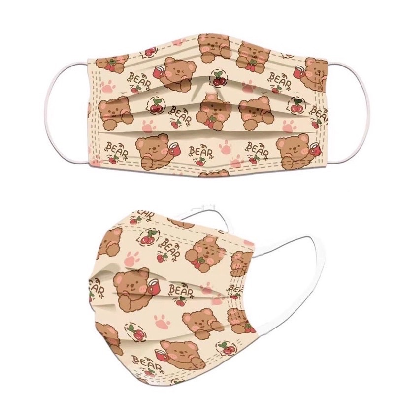 Tổng hợp trên 100 mẫu Khẩu trang Hoạt hình Cute - Combo 10 cái