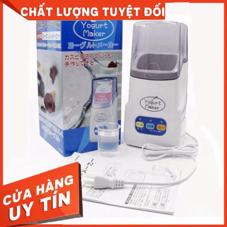 Máy Làm Sữa Chua Nhật Bản Tại Nhà Yogurt Maker, 3 Nút Tự Động Công Nghệ Mới, Bảo Hành 12 Tháng - VietShop