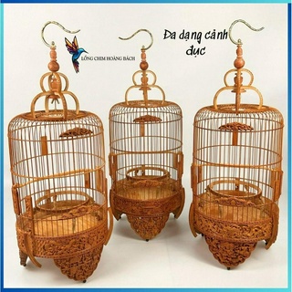  Lồng chim khuyên lồng hút mật nan mau triện cnc 3D cao cấp tặng kèm đầy đủ phụ kiện đẹp 
