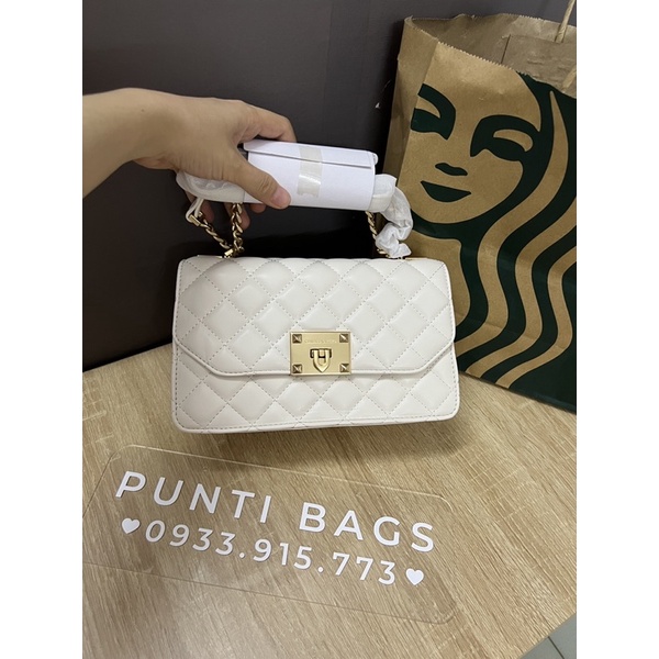 Túi xách nữ cao cấp khoá 4 đinh đeo chéo | Punti Bags