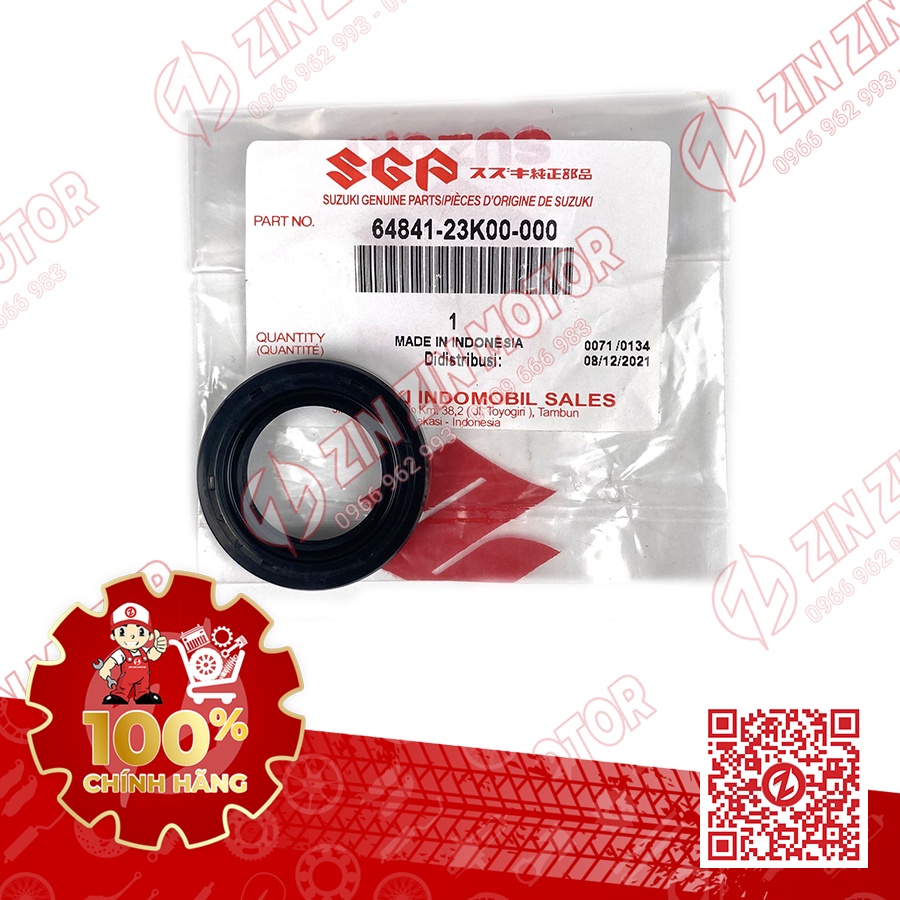 Phốt bánh sau phải GSX S150 GSX R150 Bandit 150 64841-23K00-000 chính hãng Suzuki Indonesia