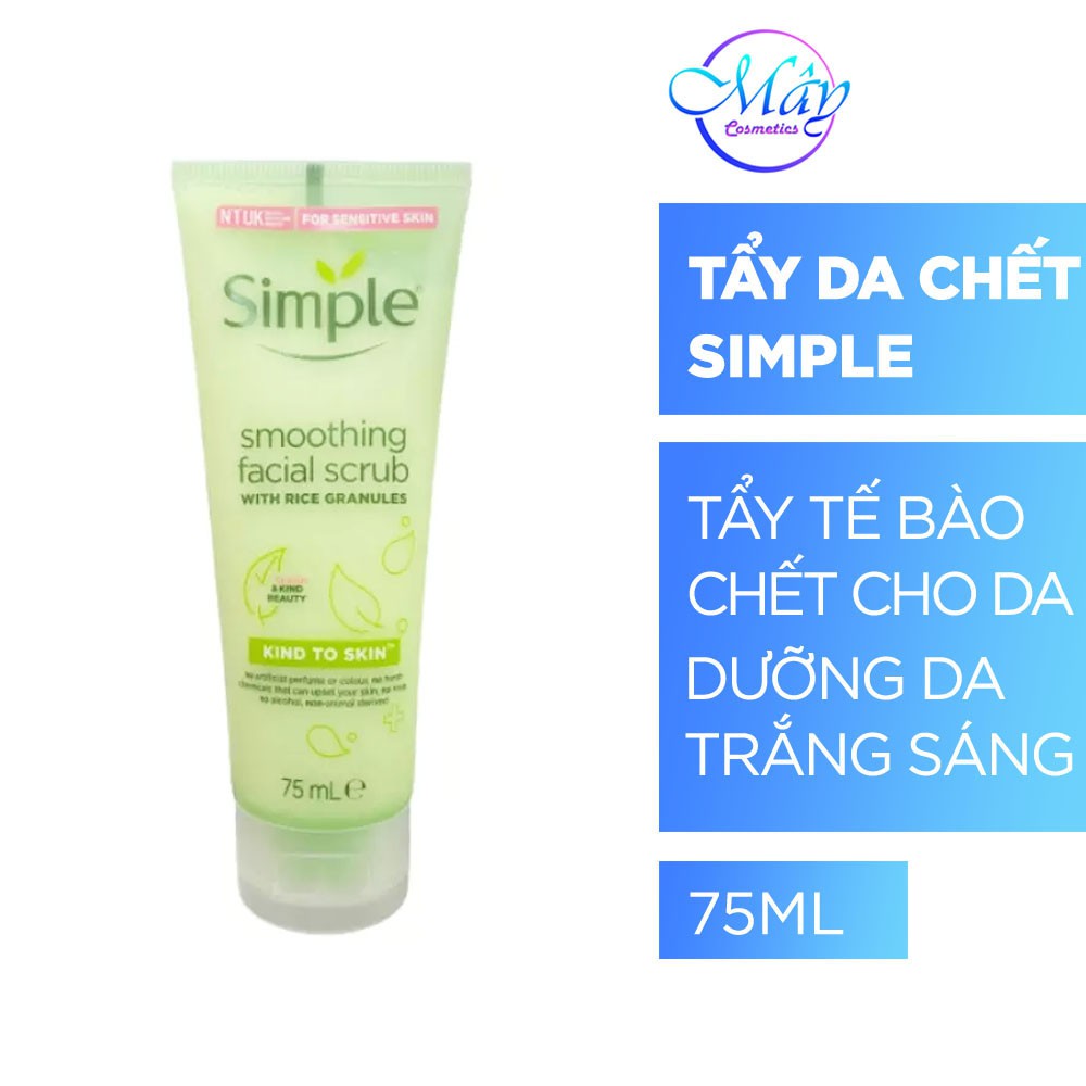 Tẩy Tế Bào Chết Simple Kind To Skin Soothing Facial Scrub 75ml