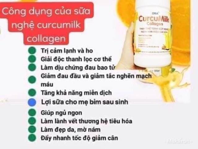 Sữa nghệ nano Curcumilk Collagen hộp 500g | BigBuy360 - bigbuy360.vn