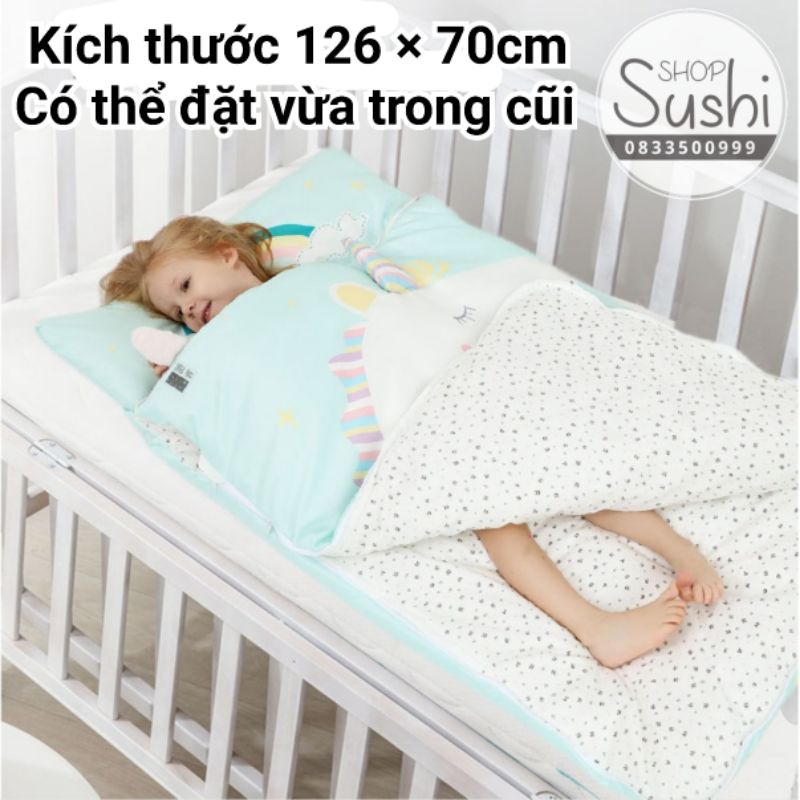 Túi ngủ trẻ em Pony cao cấp, Túi ngủ cho bé