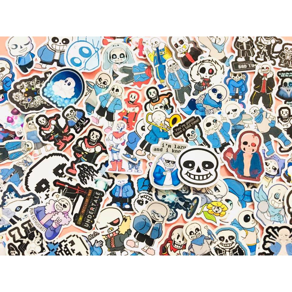 Sticker/ Hình dán sans undertale game