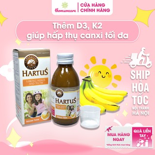 Canxi Hartus cho bé từ 4 tháng - thêm Vitamin K hấp thu tối đa calci