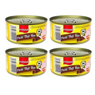 Combo 4 Pate Thịt Heo Vissan 170g